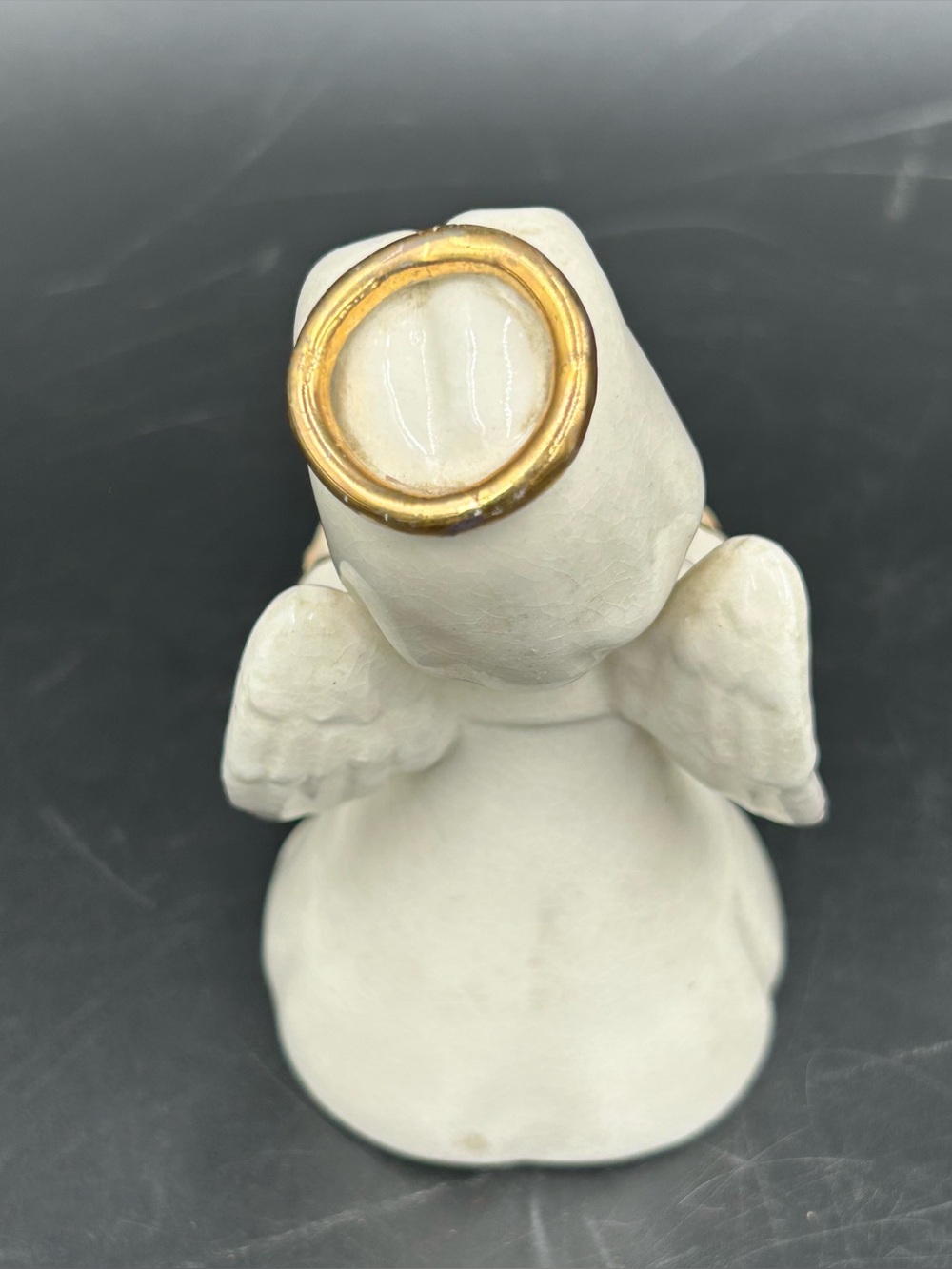 VTG Napco Angel Figurine S572A Holding Girl Doll Cake Christmas 4.5 Inch Ceramic - Picture 6 of 10
